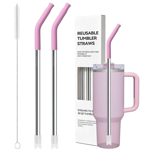 Metal Straw Reusable for Stanley 30 OZ Tumbler
