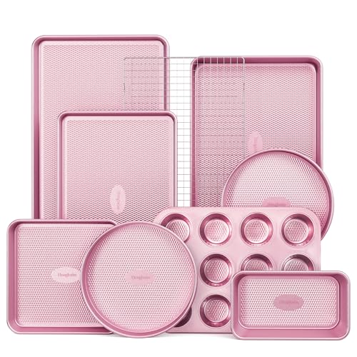 9 Piece Baking Pans Set Nonstick (9 Count)