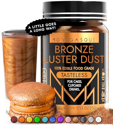 Bronze Edible Glitter for Drinks & Cakes