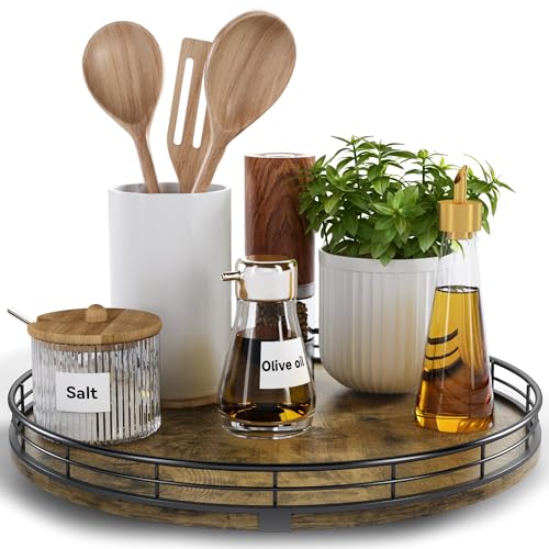 Lazy Susan Turntable Organizer for Table Top