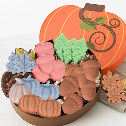 2PCS Fall Silicone Molds Thanksgiving Chocolate Mold (2 Count)