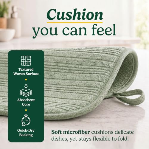 Cuisinart Dish Drying Mat for Kitchen Counter (2 Count)