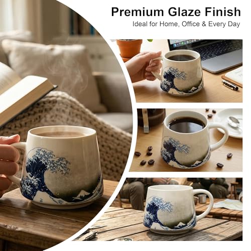 12oz Ceramic Coffee Mug With Handle