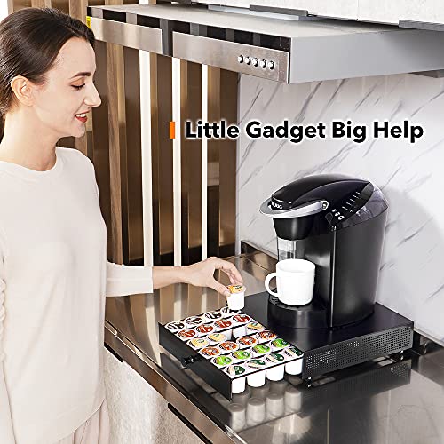 K Cup Coffee Pod Storage Drawer with Sliding Tray