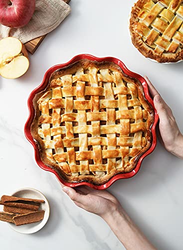 Ceramic Pie Pans for Baking (2 Count)