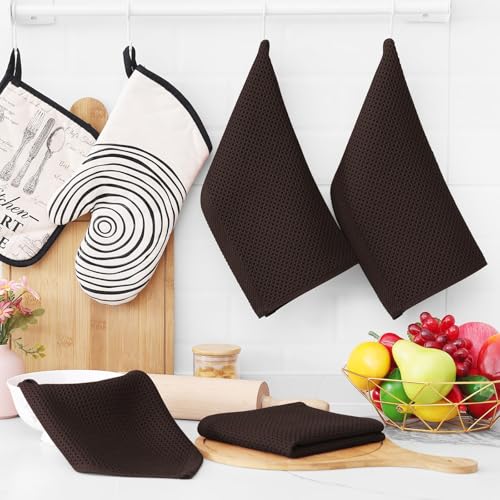 100% Cotton Waffle Weave Kitchen Dish Cloths 24 (24 Count)