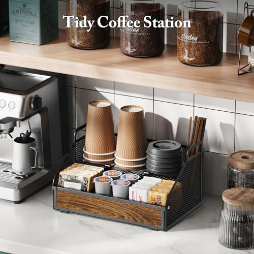 Countertop Coffee Station Organizer