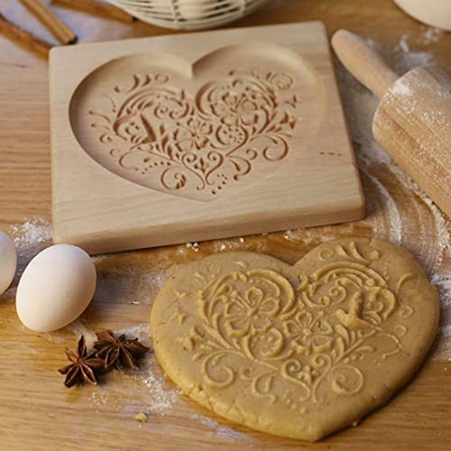 Wooden Cookie Biscuit Mold