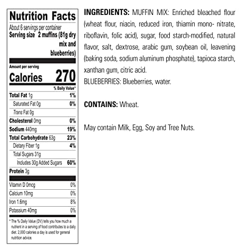 Wild Blueberry Muffin Mix (102.6 Ounce)