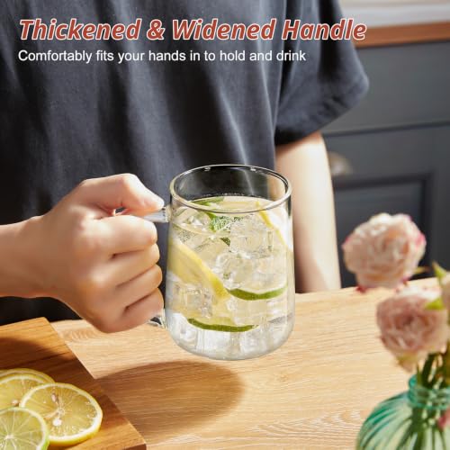 Glass Coffee Mugs (2 Count)