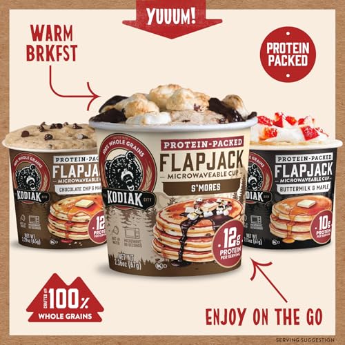 Protein Pancake On The Go Flapjack Cups Mix; Buttermilk