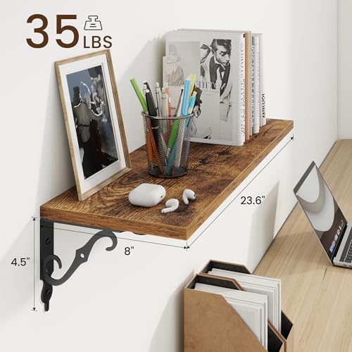 Floating Shelves for Wall Decor (2 Count)