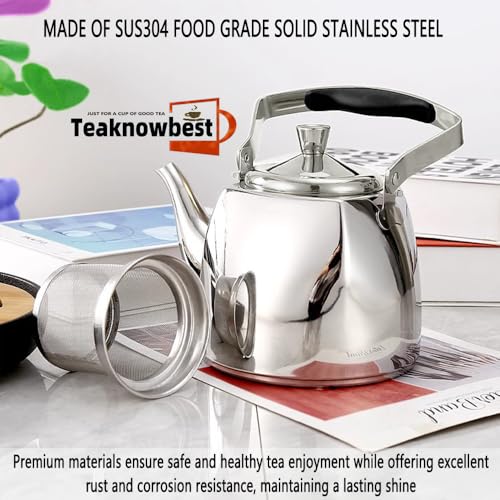 Stainless Steel Tea Pots with Infuser