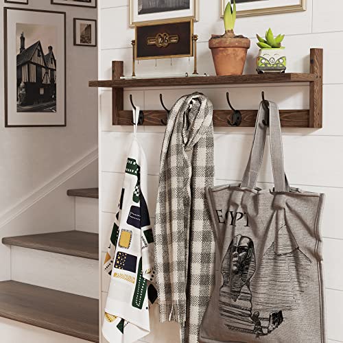 Wall Mounted Coat Rack with Adjustable Easy Install