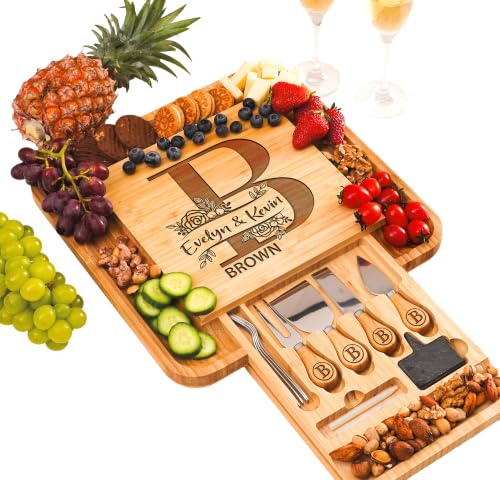 Personalized Charcuterie Board Gifts Set