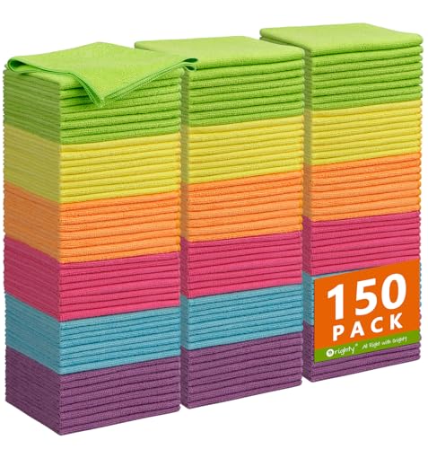 Microfiber Cleaning Cloth Bulk (150 Count)
