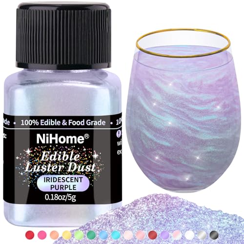 Edible Glitter Luster Dust for Drinks