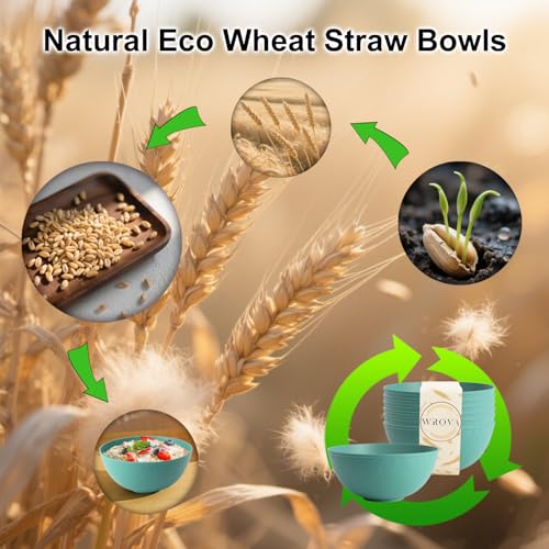 Wheat Straw Bowls for Kitchen