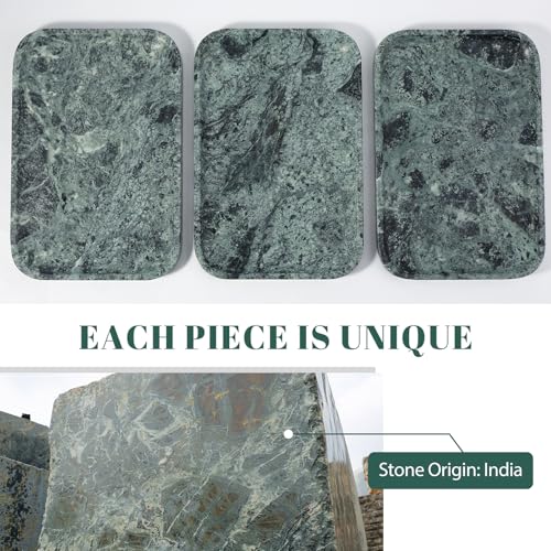 Marble Tray 12"x8" Marble Vanity Tray for Countertop Bathroom Kitchen Dresser