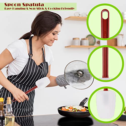 Silicone Rubber Spatula and Spoon Rubber Spatula Set of 3 (3 Count)
