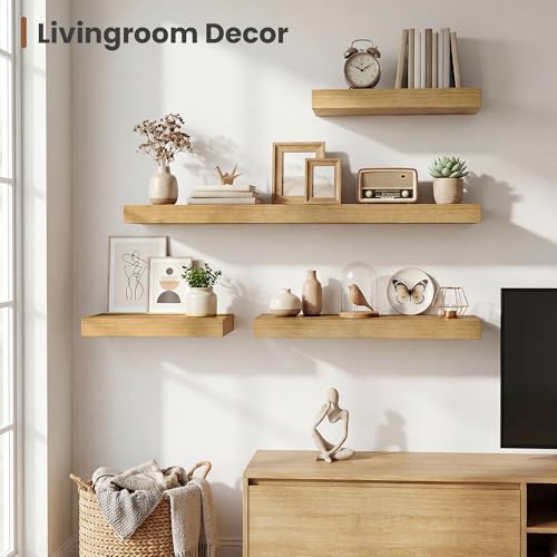Deep Floating Shelves 36x12” Set of 2 (2 Count)