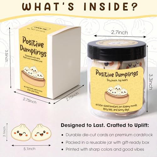 Positive Jar 60 Positive Affirmation Cards Funny Mothers Day Gifts for Mom From Daughter Son Sister Friend Coworkers Nurse Teachers Appreciation Gifts Cinco De Mayo