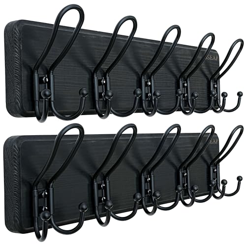 Coat Rack Wall Mounted (2 Count)