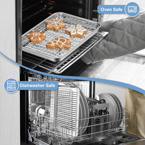 Toaster Oven Pan with Rack (18.99 Count)
