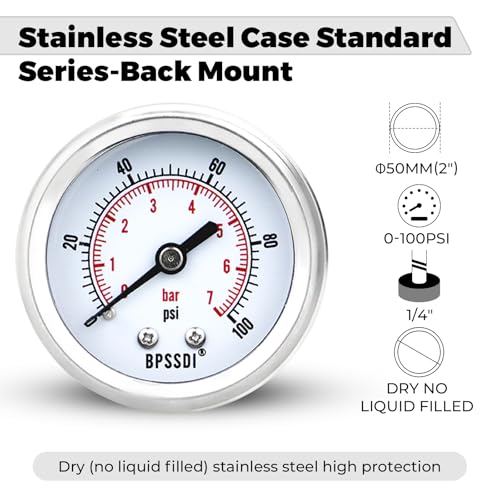 0 100 Psi Low Pressure Gauge
