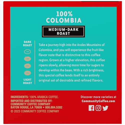 100% Colombia Coffee Pods (72 Count)