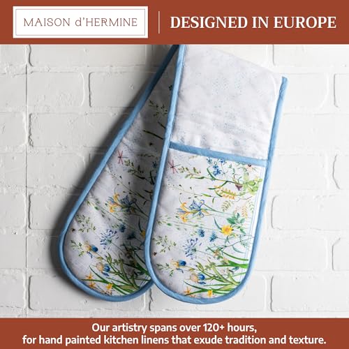 Double Oven Mitts 100% Cotton Double Oven Glove