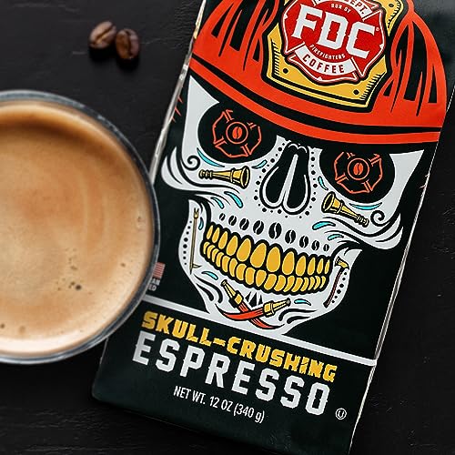 Skull Crushing Espresso Whole Bean Coffee (12 Ounce)