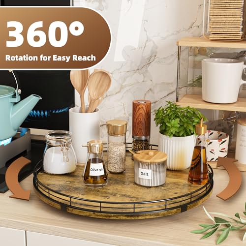 Lazy Susan Turntable Organizer for Table Top
