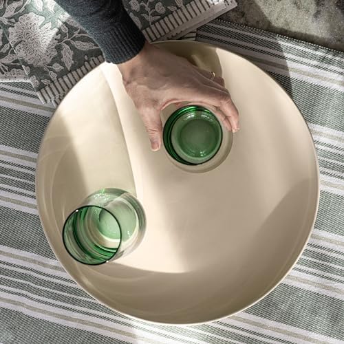 over&back Coupe Stoneware Serving Platter