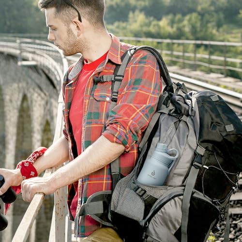 Insulated Stainless Steel Water Bottle with 2 Leak