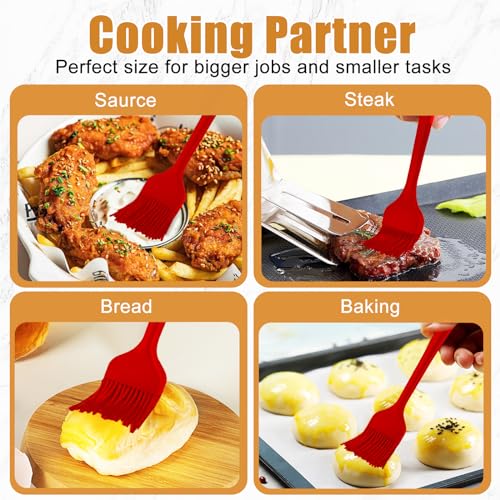 Silicone Basting Brush 2 Pcs Pastry Brush for Oil