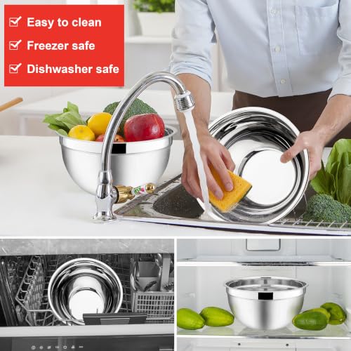 Mixing Bowls with Lids Set (3 Count)