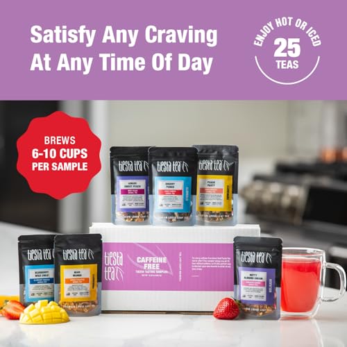 Caffeine Free Tiesta Tasting Sampler Dry Flight Set (19.25 Ounce)