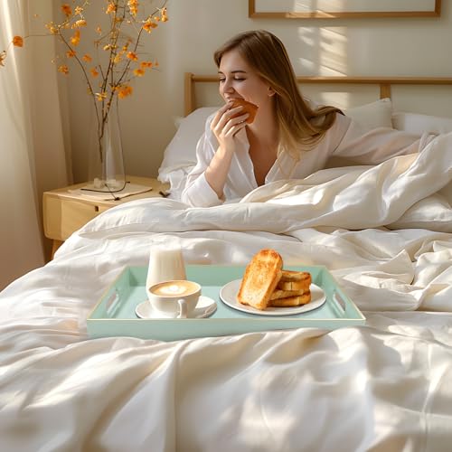 Mint Green Decorative Tray for Ottoman