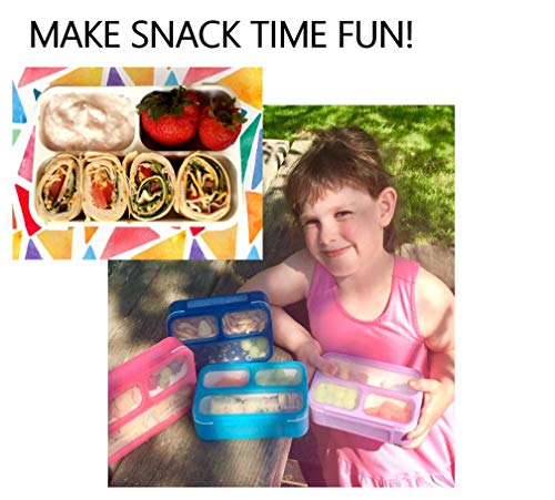 Small Snack Box Container for Kids Toddlers (2 Count)