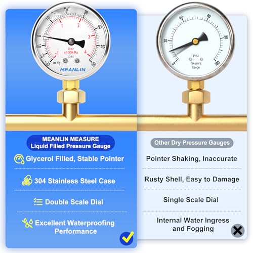 30inHG~60Psi Stainless Steel 1