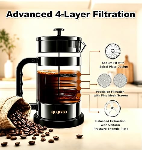 French Press Coffee Maker 34oz