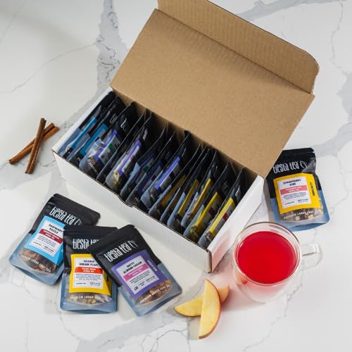 Caffeine Free Tiesta Tasting Sampler Dry Flight Set (19.25 Ounce)