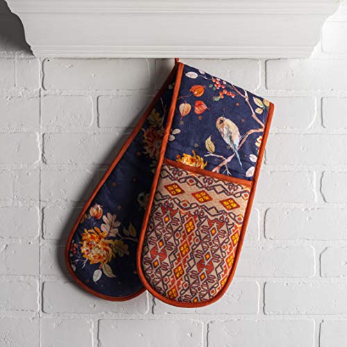 Double Oven Mitts 100% Cotton Double Oven Glove