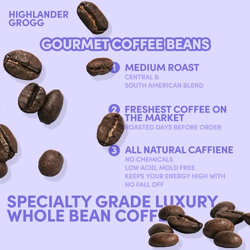 2 lb Highlander Grogg Whole Bean Coffee (32 Ounce)