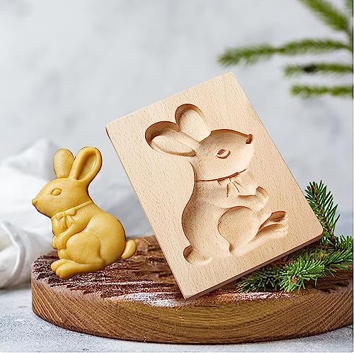 Wooden Cookie Biscuit Mold
