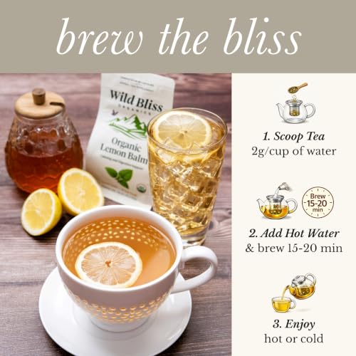 Organic Lemon Balm Tea (25 Count)