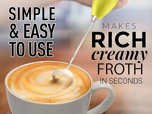 Zulay Powerful Milk Frother for Coffee with Upgraded Titanium Motor