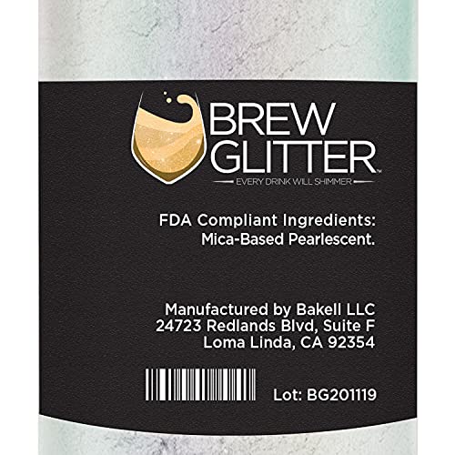 Blue Iridescent BREW GLITTER Edible Glitter For Drinks
