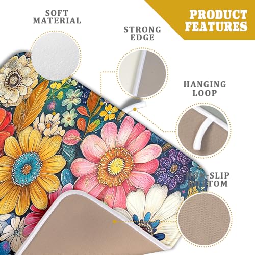 Boho Flower Dish Drying Mat